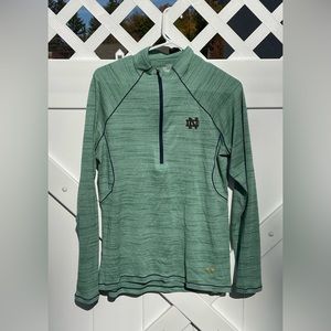 Under Armour ladies Notre Dame athletic top.  Size XL